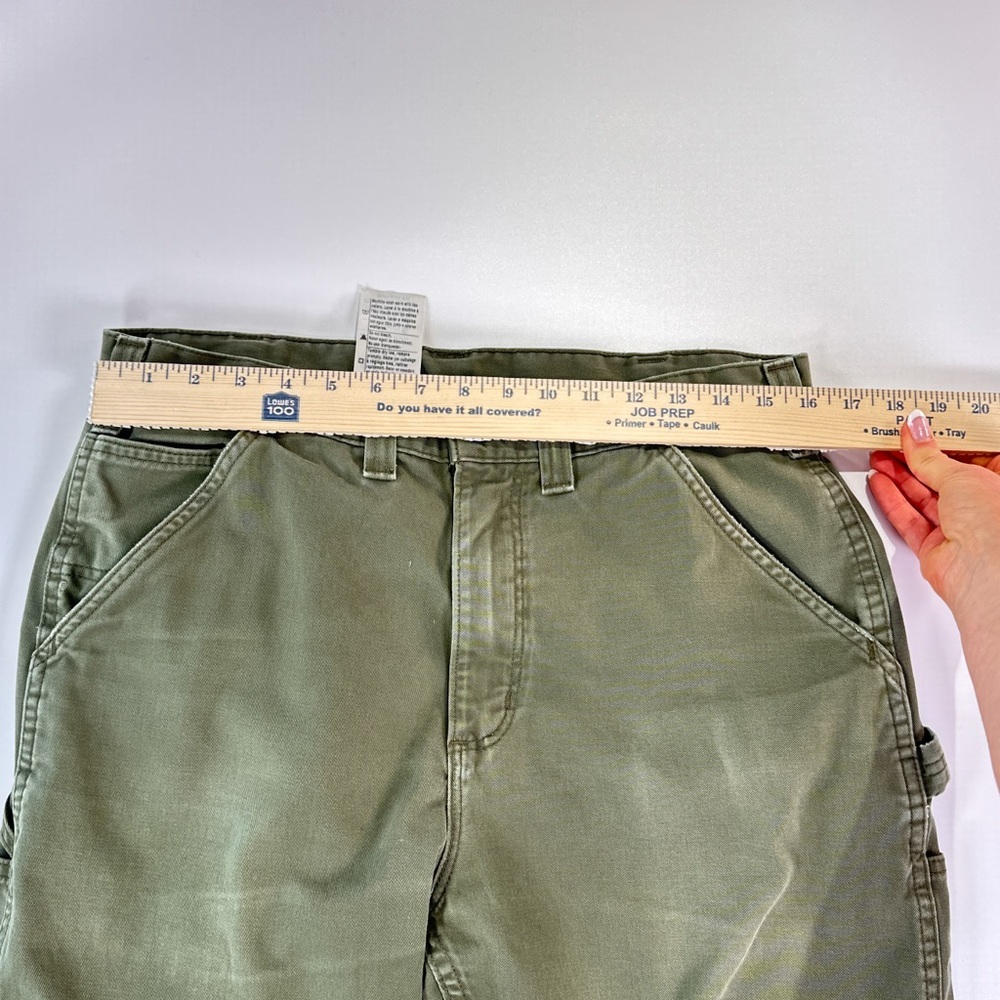 Carhartt Olive Green Relaxed Fit Pants - Picture 11 of 14